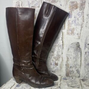 Vintage Gucci Heeled Leather Boots